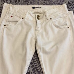 NWOT Hudson Bootcut White Jeans